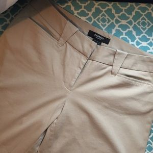 Straight leg khaki dress pants